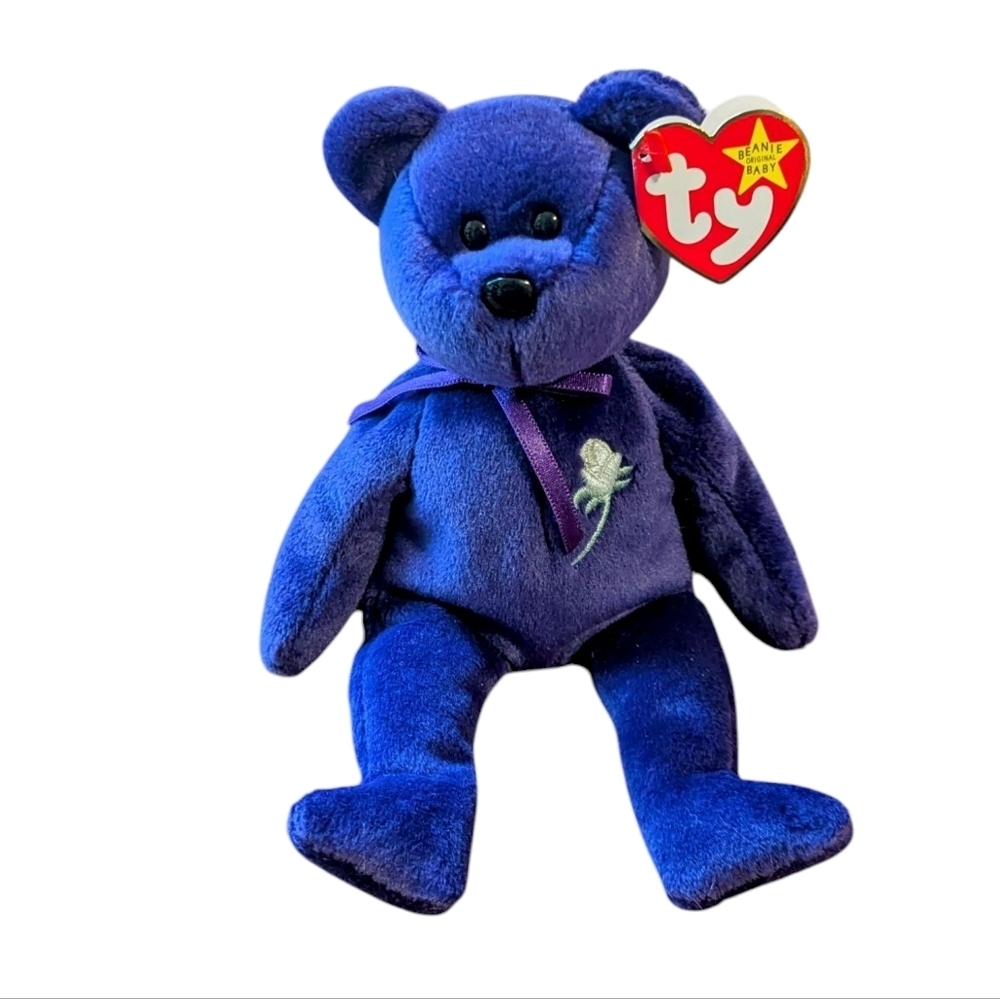 Ty Beanie Baby‎ Princess Diana Bear 1997 Rare Retired NWT Collectors